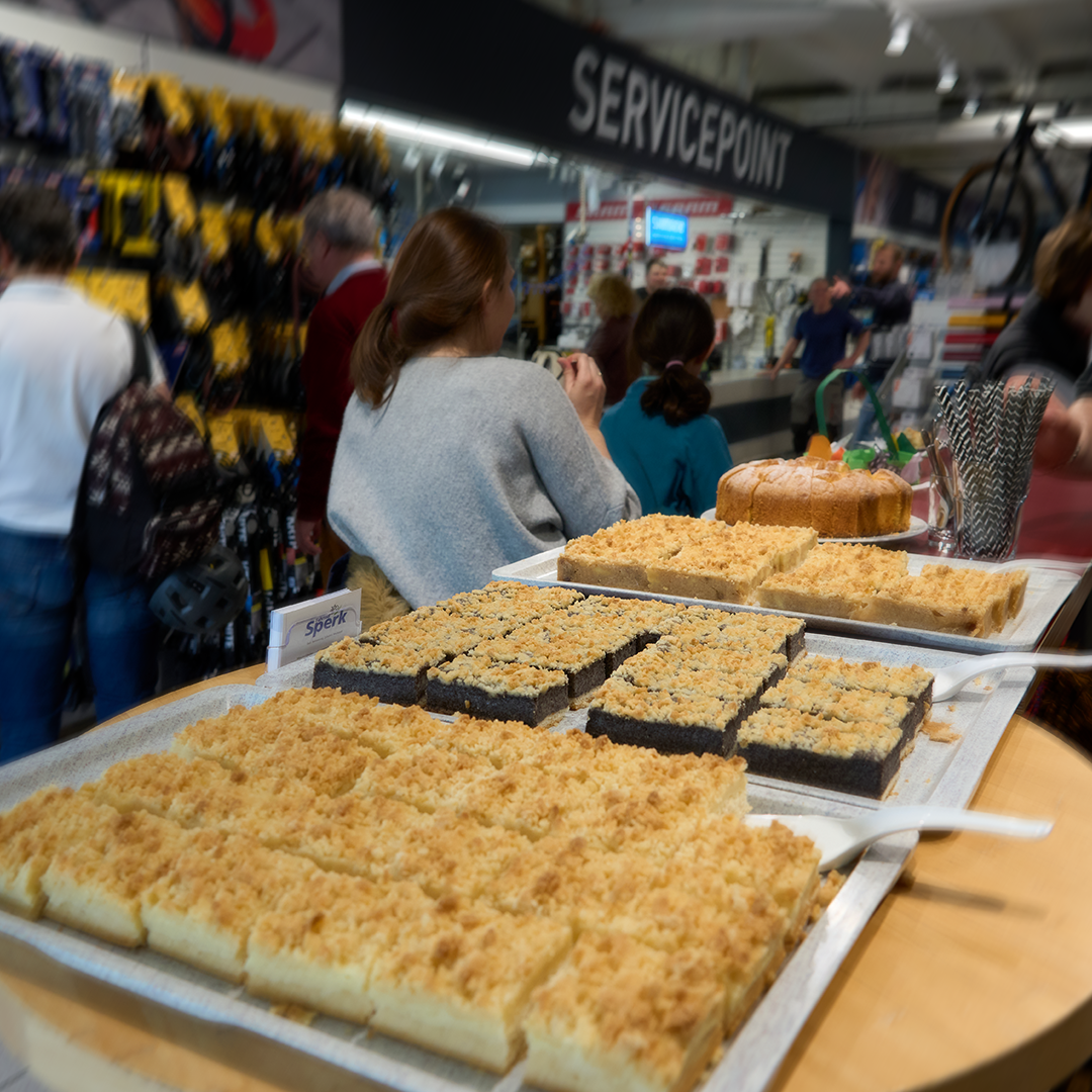 Kaffee & Kuchen bei der Fahrradberatung in München / Ottobrunn